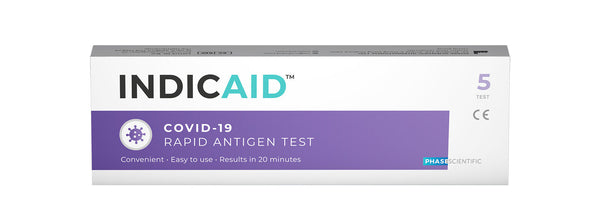 「INDICAID COVID-19 抗原テスト」パッケージ