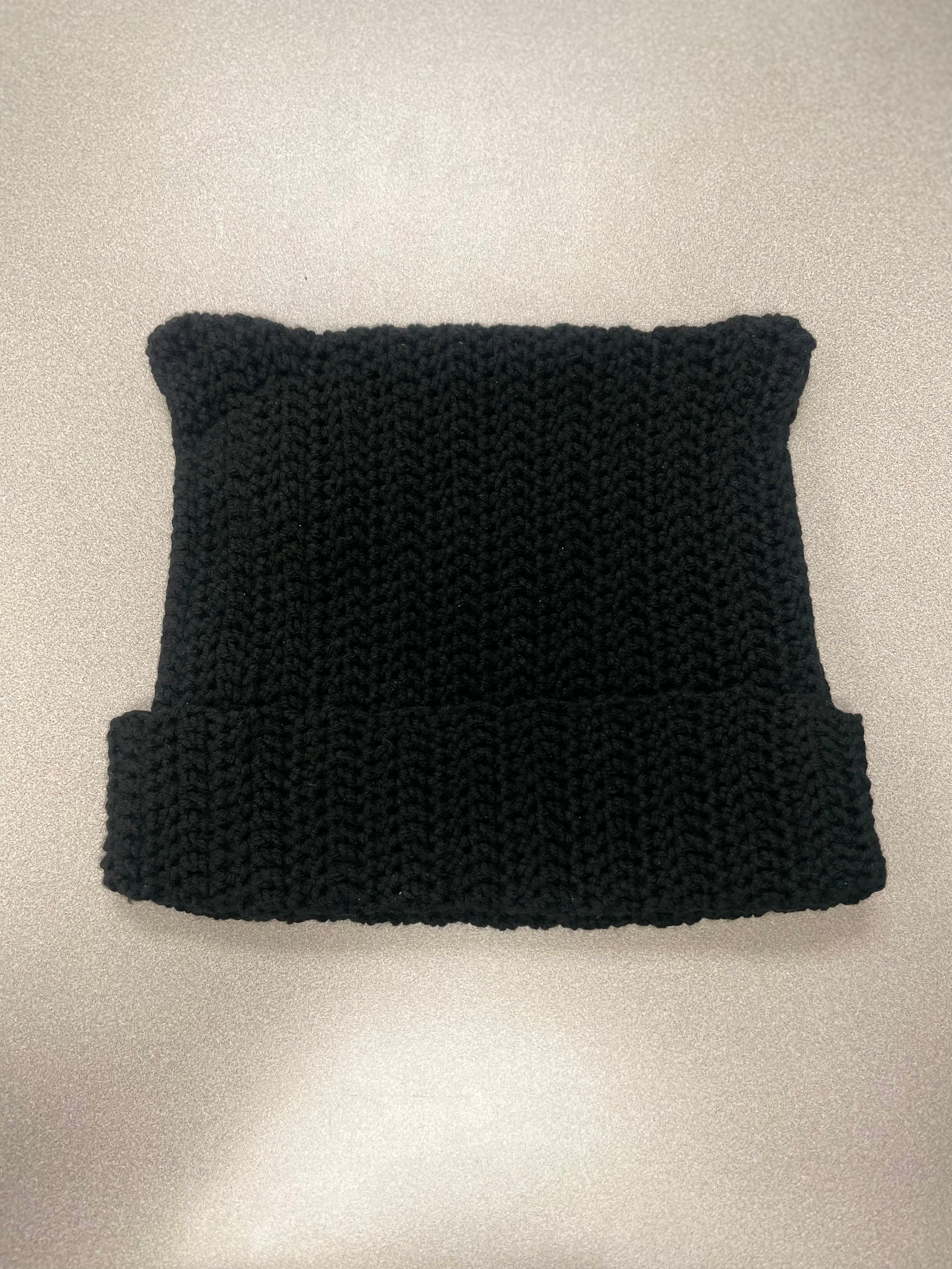 Crochet cat ear beanie