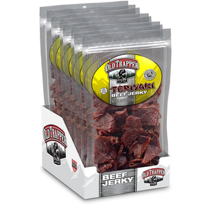 Old Trapper Teriyaki 10oz Beef Jerky - Jerks&Sweets - Old Trapper Peppered Beef Jerky