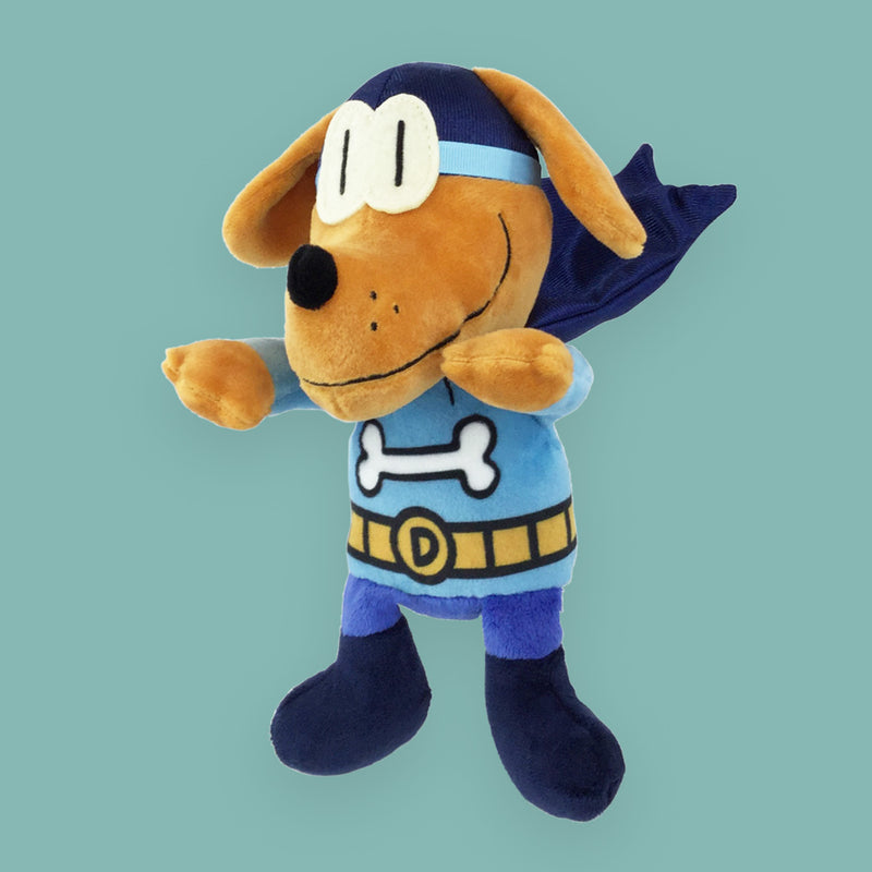 dog man and cat kid plush