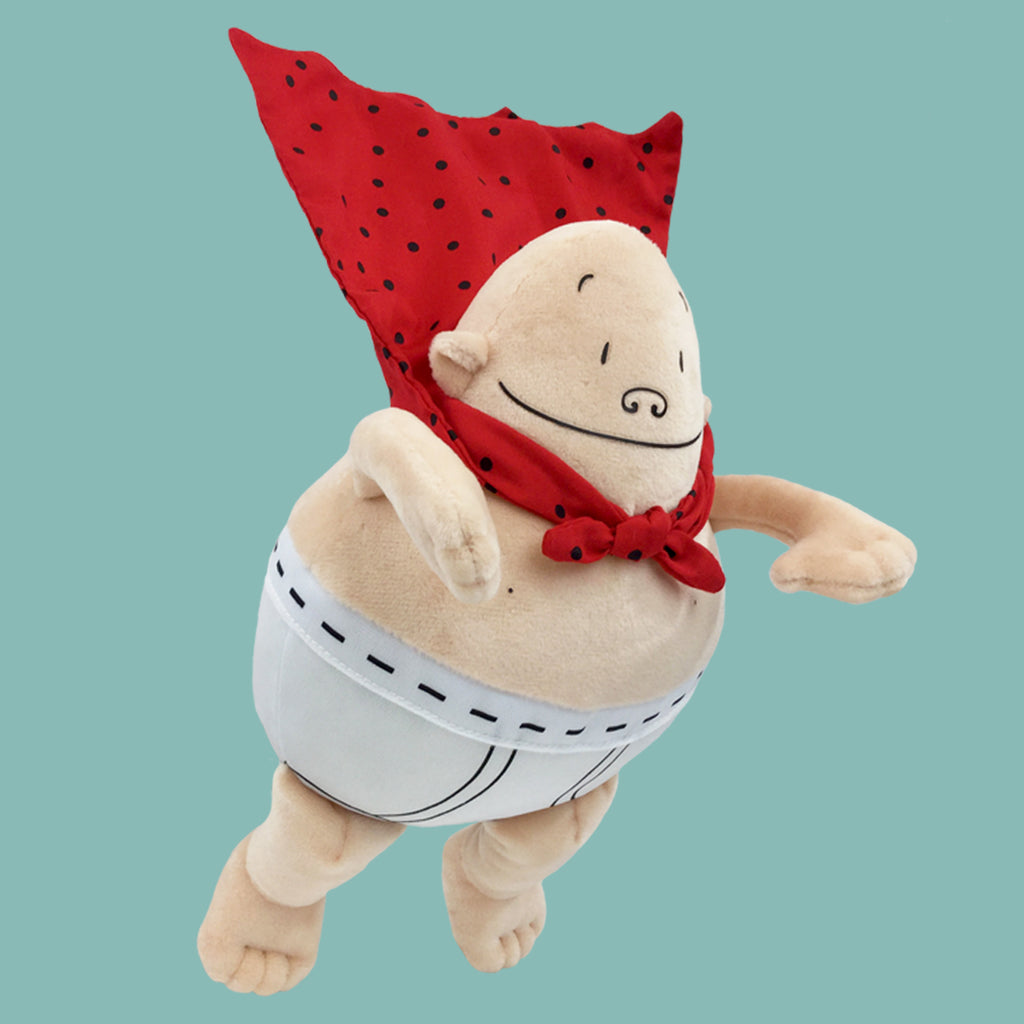 Captain Underpants Soft Superhero Toy, 10-Inch, from The bestselling Comic  Book Series by Dav Pilkey, Red For 5 - 12 years