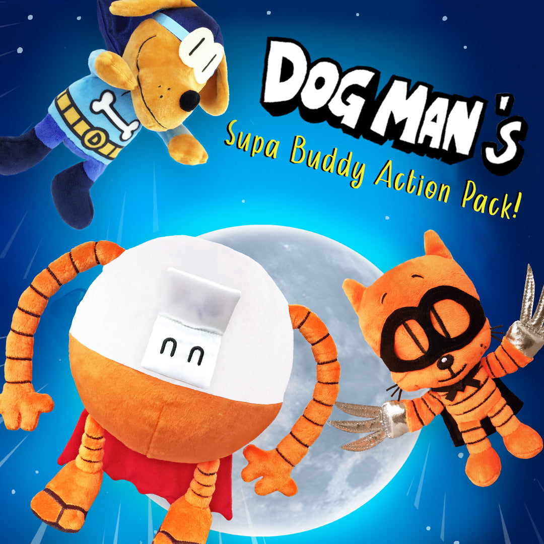 Dog Man Supa Buddy Action Pack Merrymakers Inc