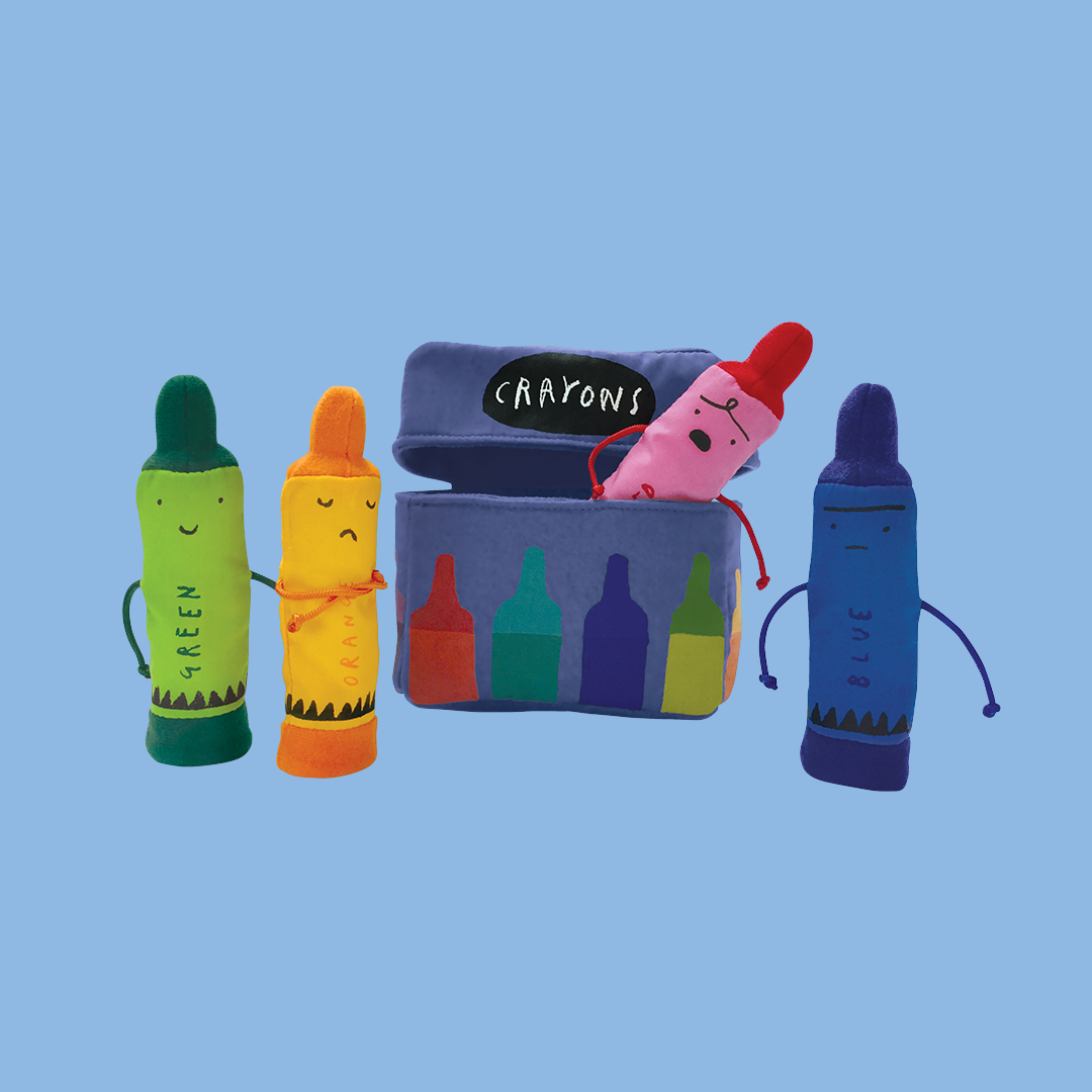 plush crayons