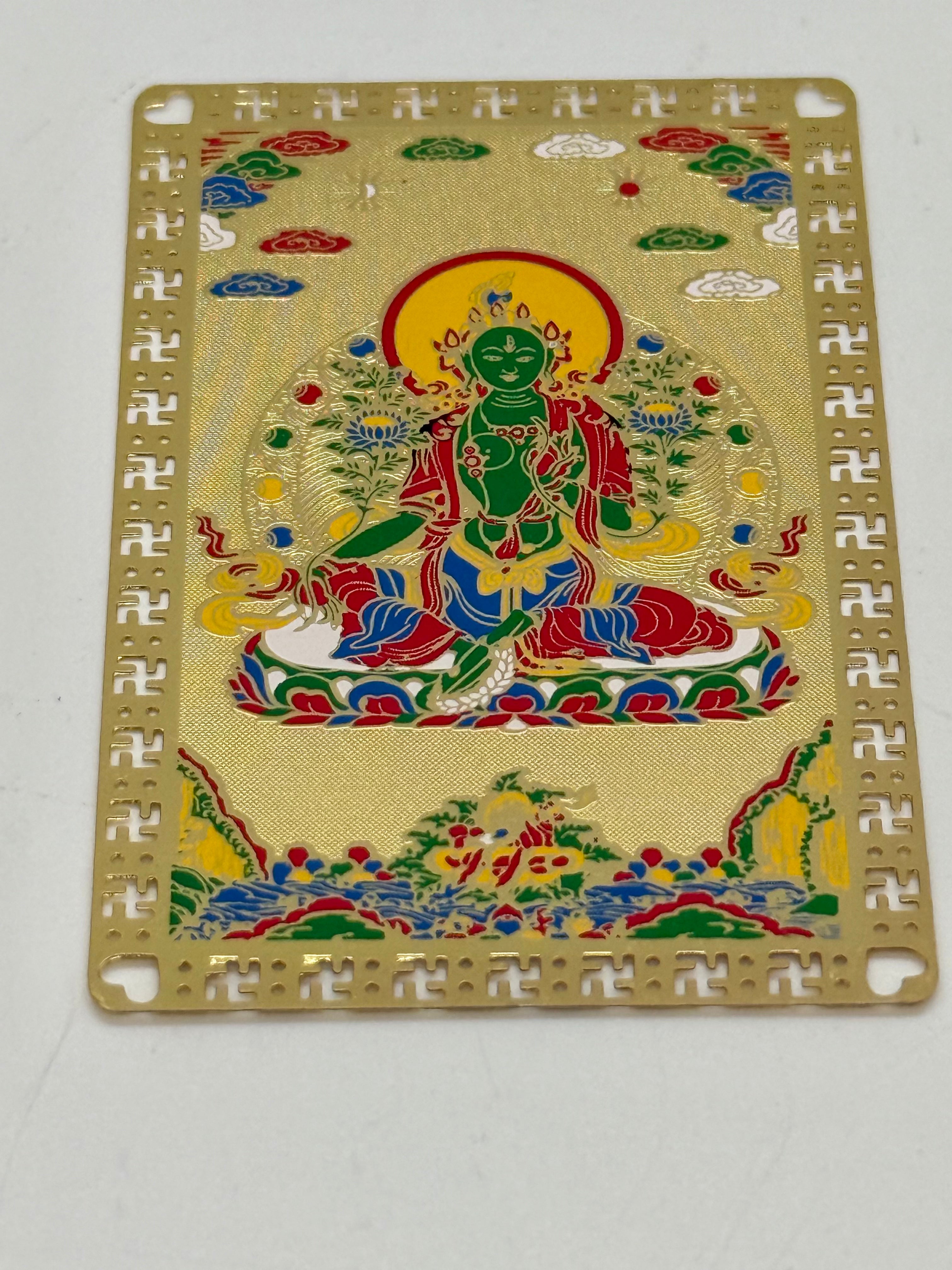 16232 - Green Tara Gold Card