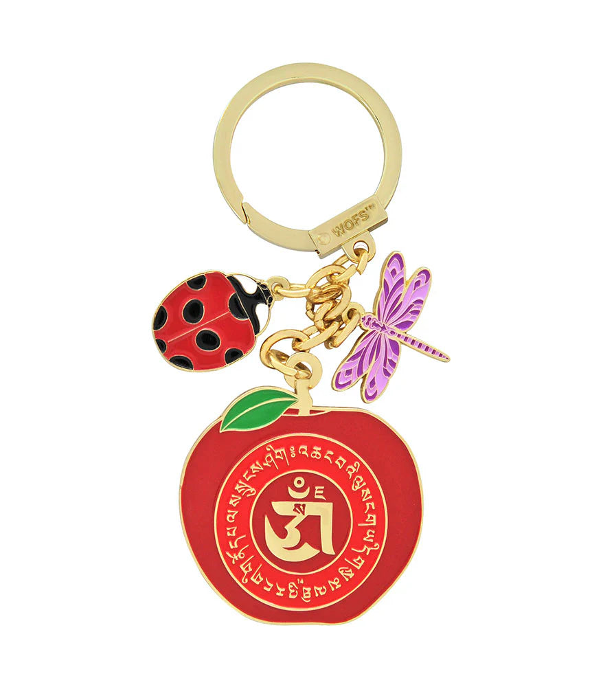 Harmony Apple with Lady Bug & Dragon Fly Amulet (7261)