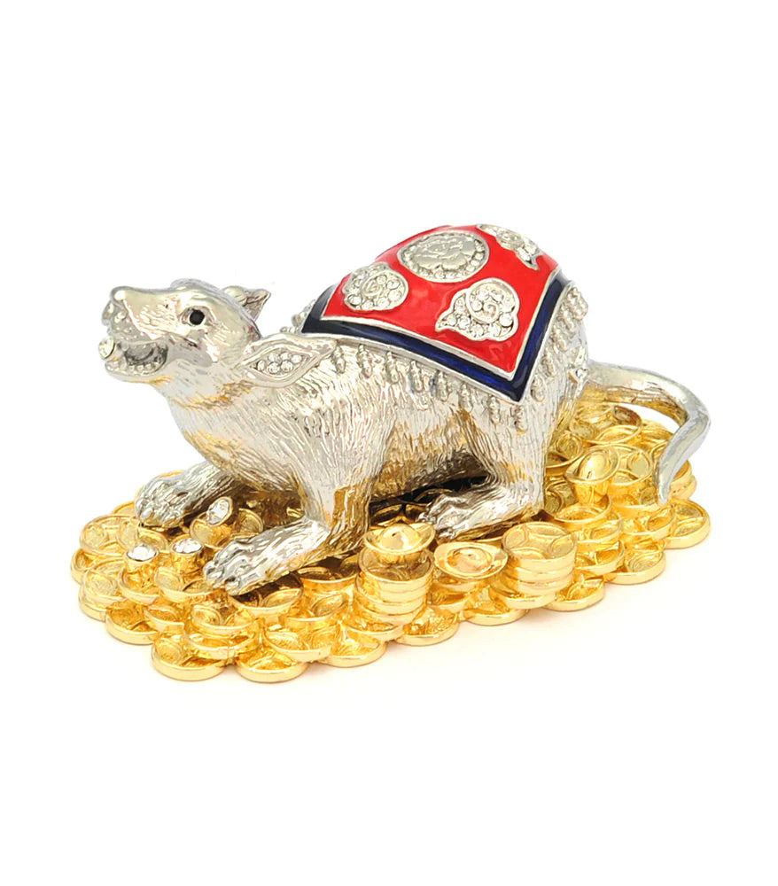 White Mongoose Spouting Jewels