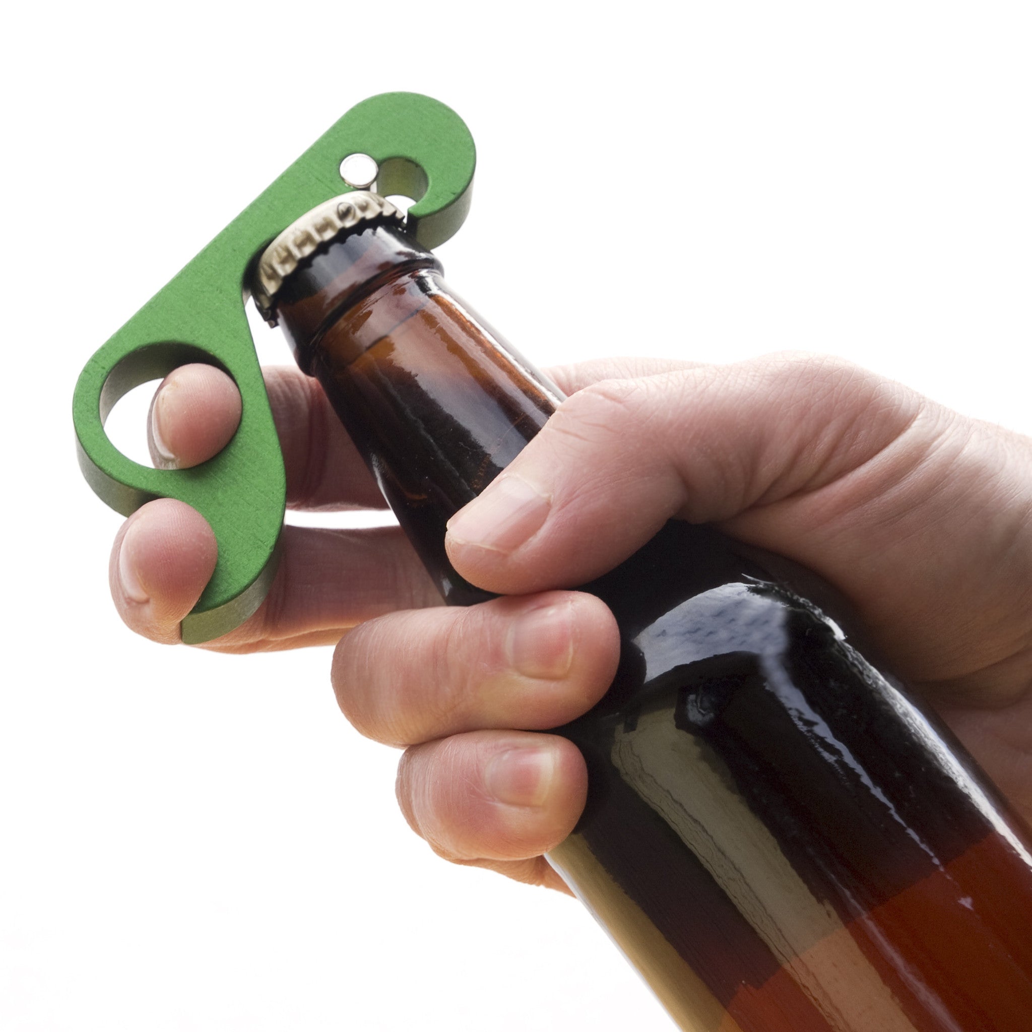 Ergonomic One-handed Grab Opener Bottle Opener, Grab/Open in 1 Motion Magic!  NEW