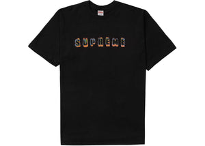 Supreme Stencil Tee Black - Exclusive Elements - Supreme Stencil