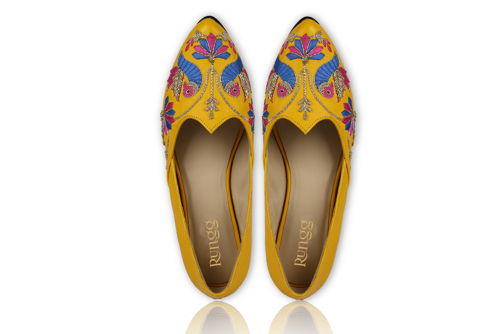 Handmade, Designer Shoes for Women, Embroidered | by Rungg