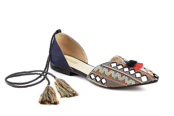 Handmade, Designer Shoes for Women, Embroidered | by Rungg