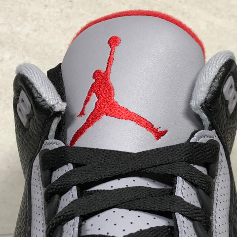 Jordan 3 OG Black Cement 2018 Jumpman on Tongue