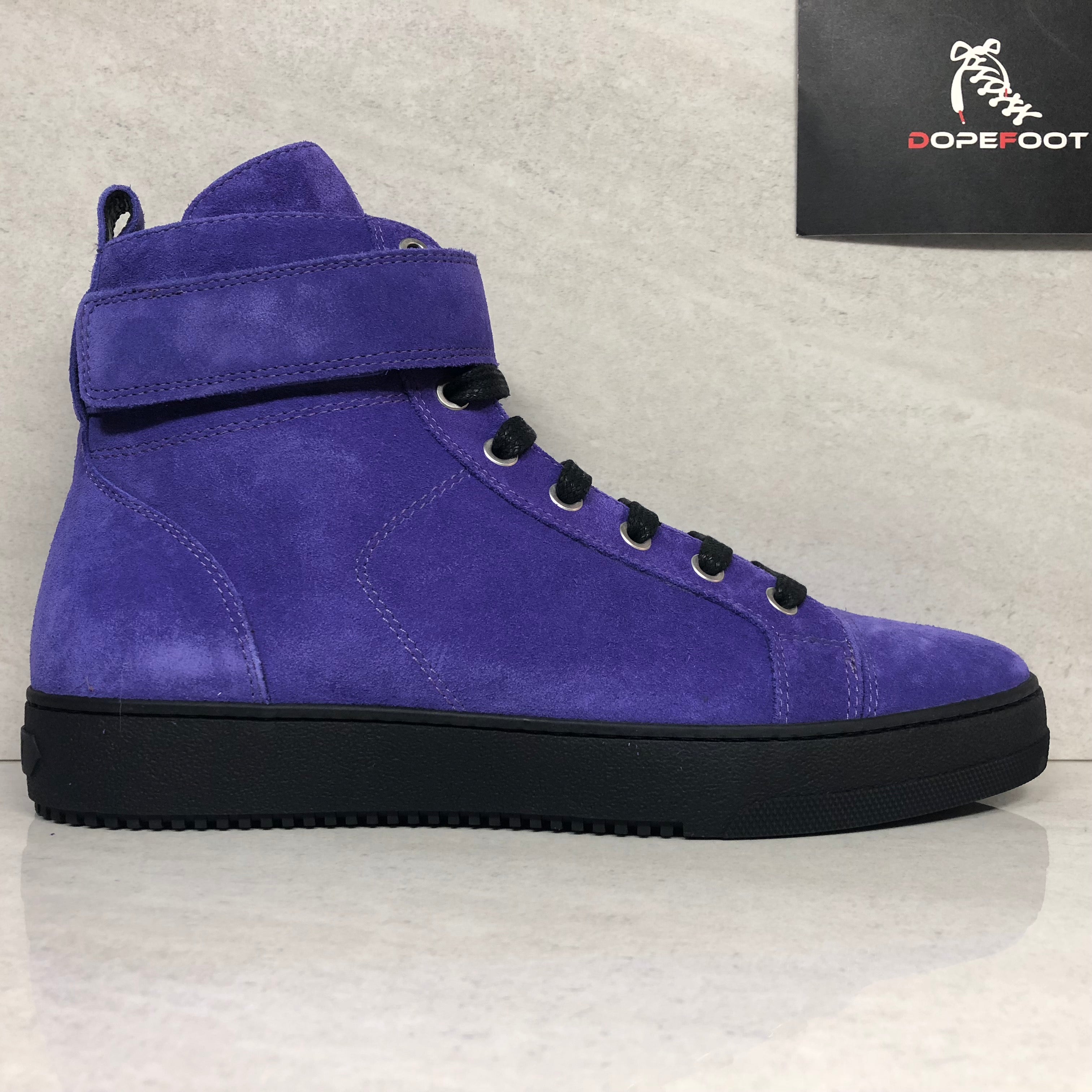 purple off white shoes
