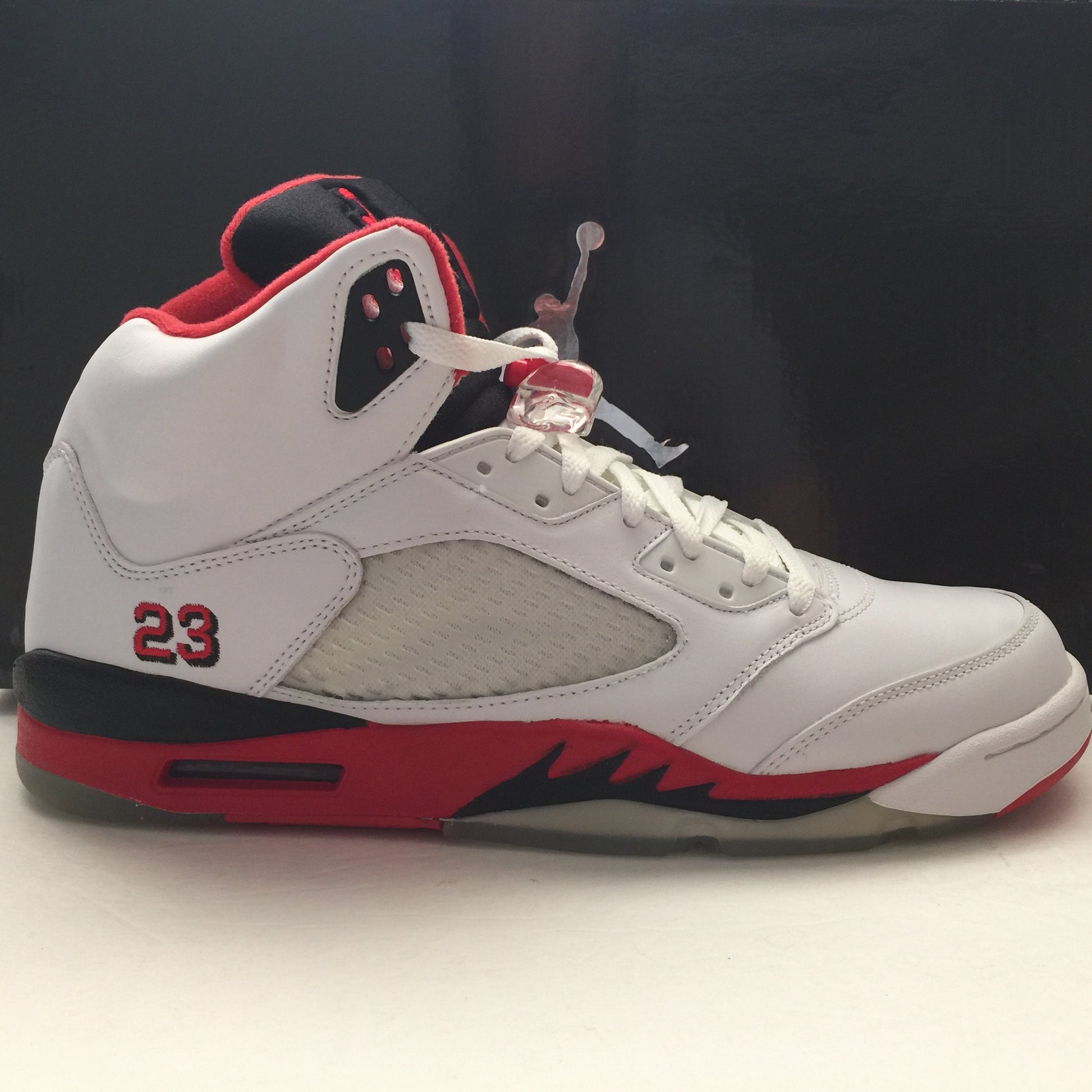 fire red 5s size 13