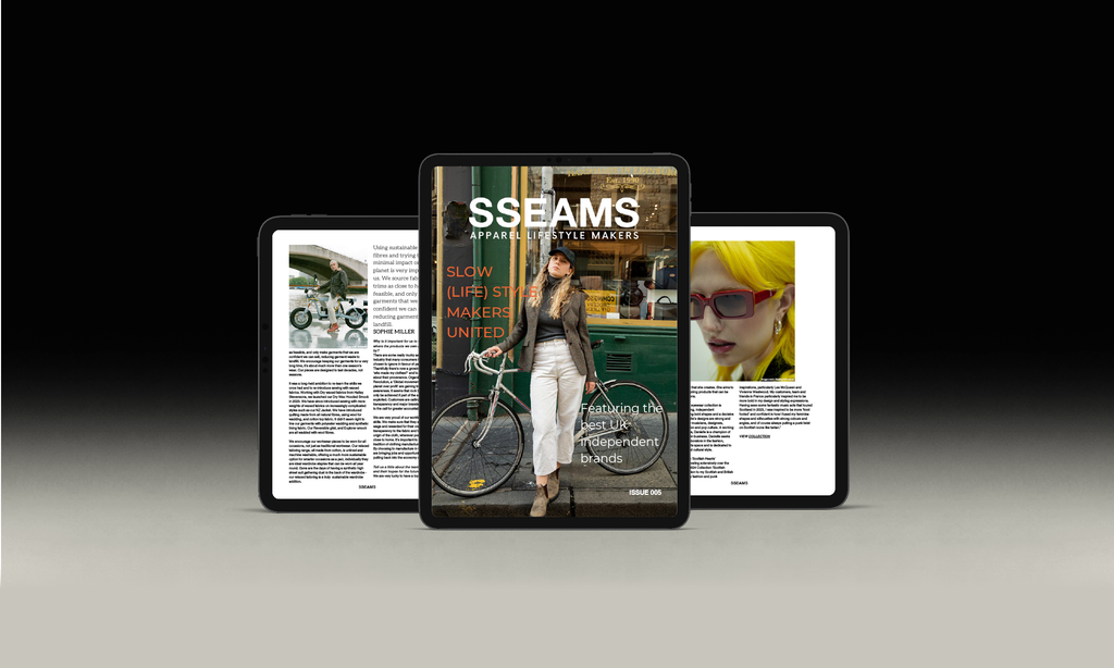 image of pages from SSEAMS Magazine on a tablet