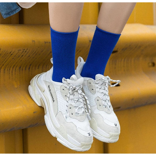 Calcetas largas deportivas algodón (12 pares)