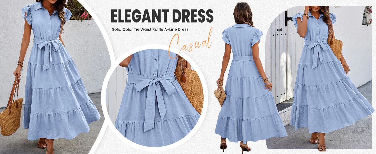 vacation dress for women airport dress for women trendy fashion pockets dresses