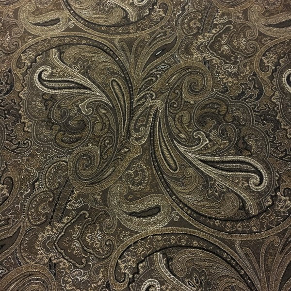 Swavelle Mill Creek Patina Paisley Noir Brown Upholstery ...