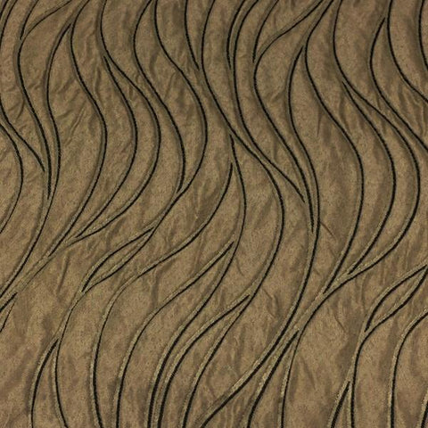 brown drapery fabric