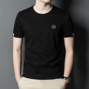 COODRONY Summer Men Clothing Thin Section Tees Contracted Fashion Leisure Breathable Close Skin Round Collar Short Sleeve S6068 - Virtuosity Wear