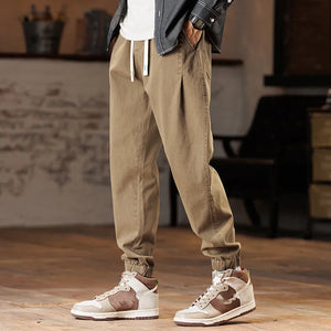 Harajuku Men Harem Pants Jogging Baggy Casual Jogger Black Khaki Cargo Pants Men Trousers Elastic Waist 2023 New - Virtuosity Wear
