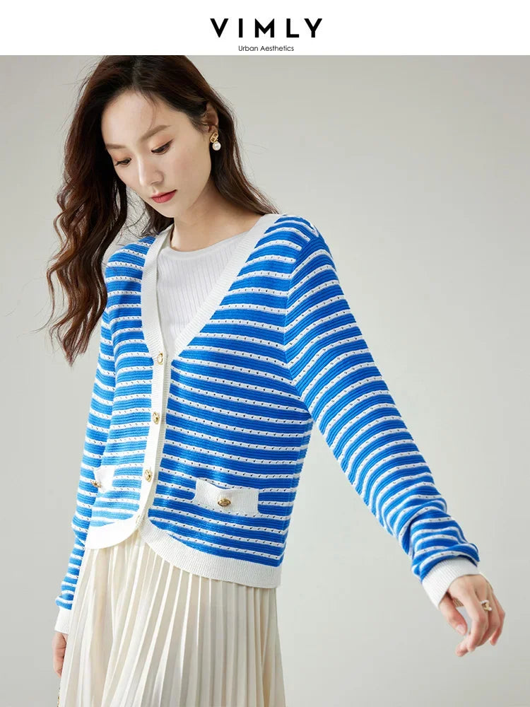 Stripe Knitted Cardigan