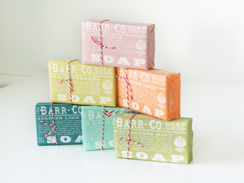 Barr-Co Soaps in The Corner Booth Annandale gift shop