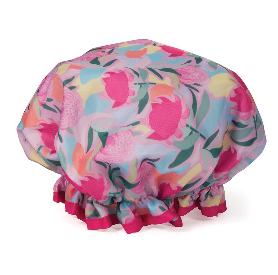 camouflage shower cap