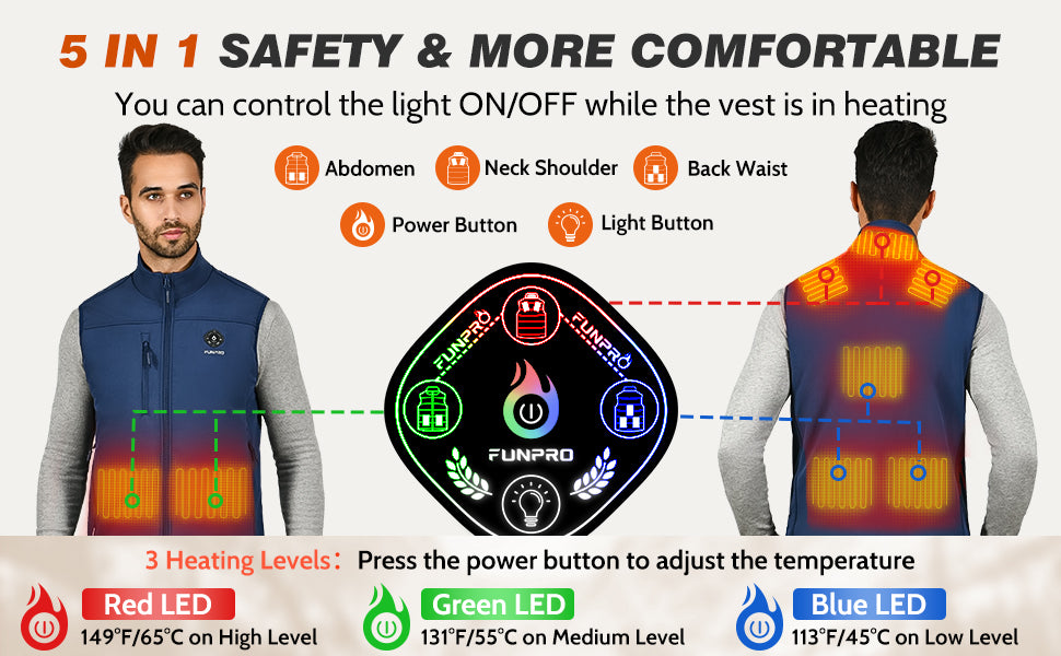 funpro heated vest