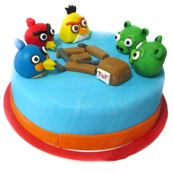 angry bird black bird cake