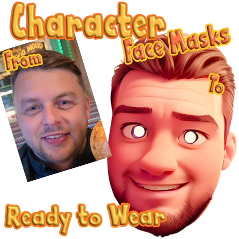 Toon Character Face Masks