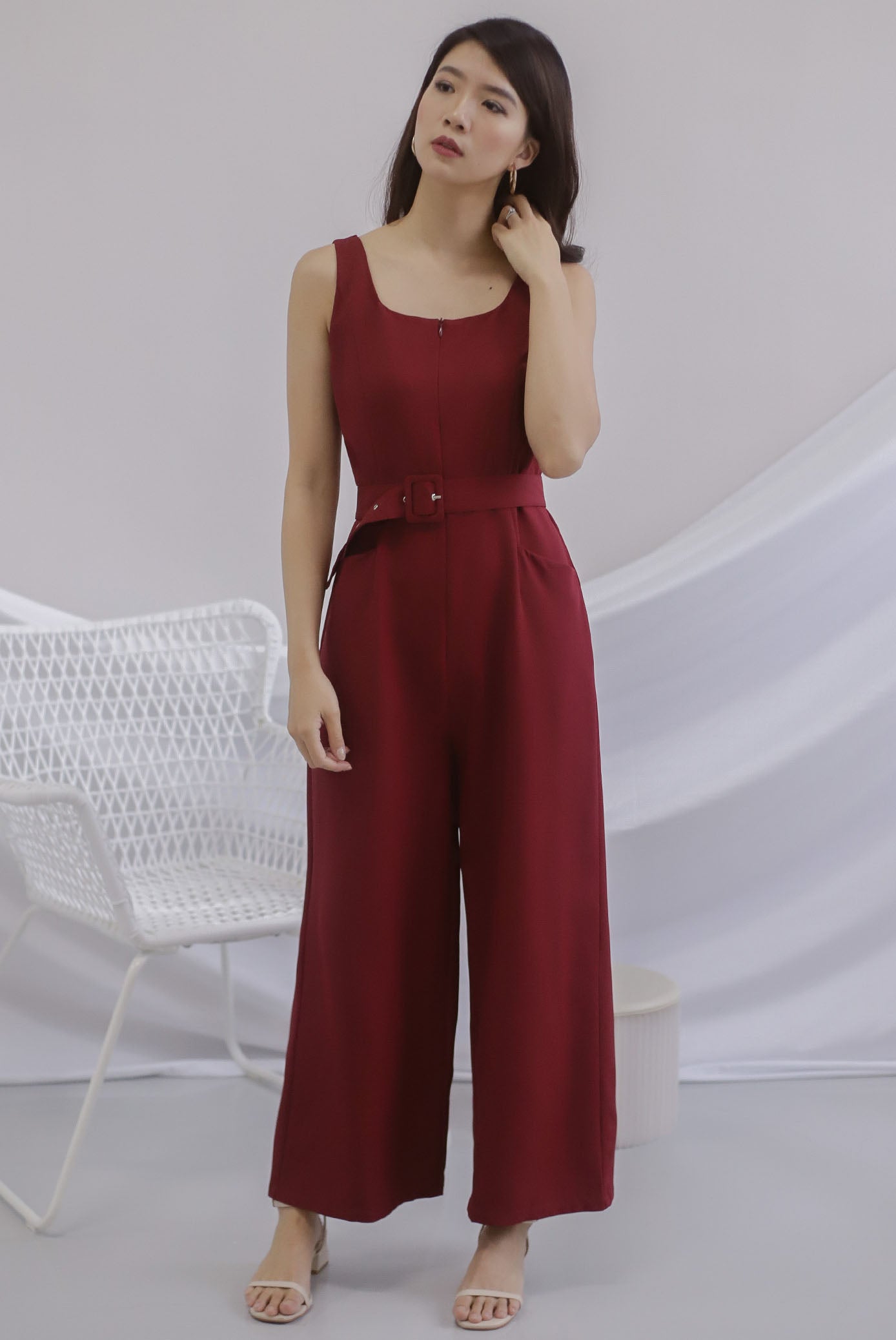 front zip jumpsuit