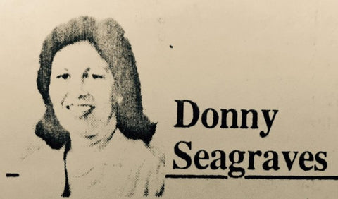 Donny Seagraves as a newspaper columnist for the Athens Daily News in the 1980s and early 1990s.