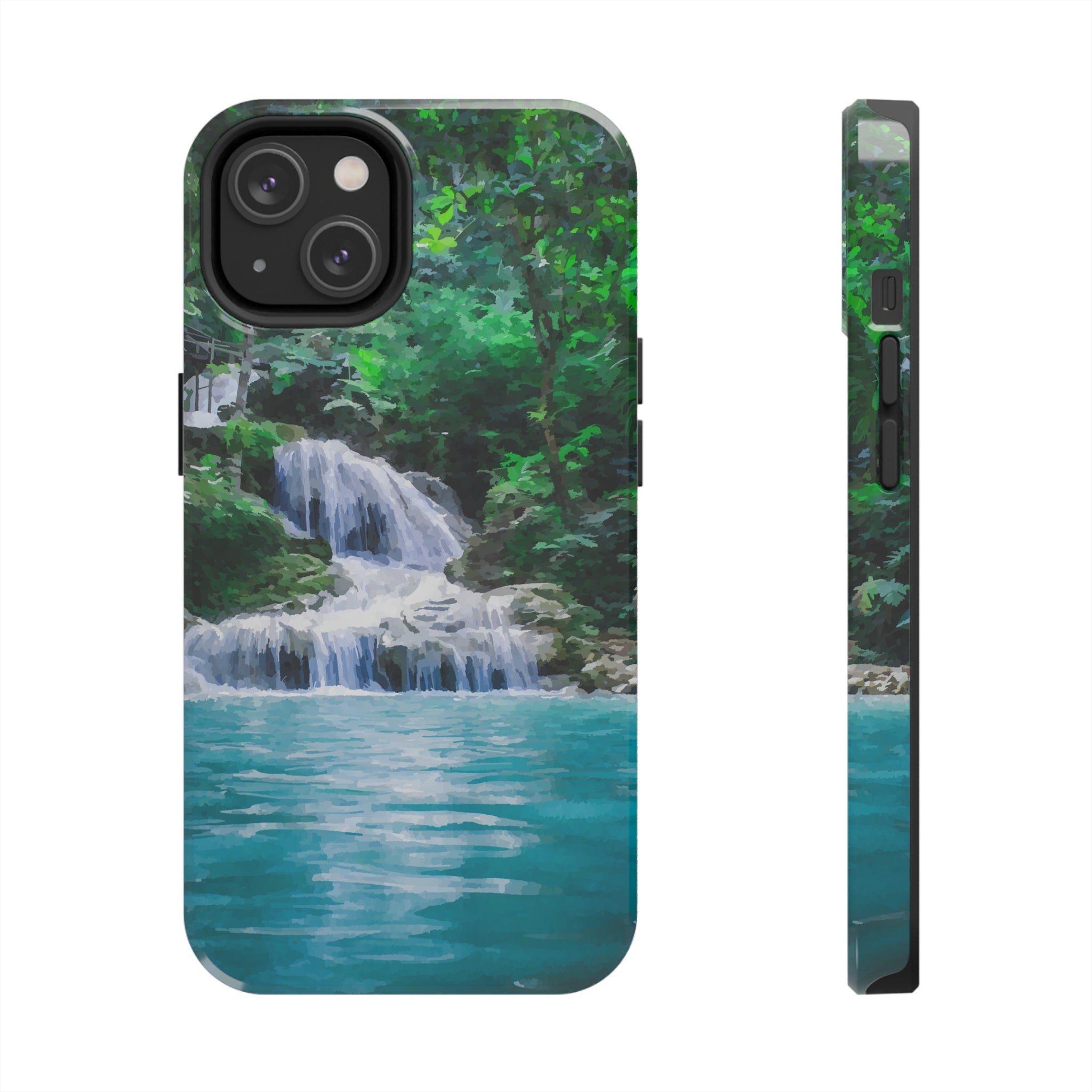 Image of Jungle Waterfall iPhone Case