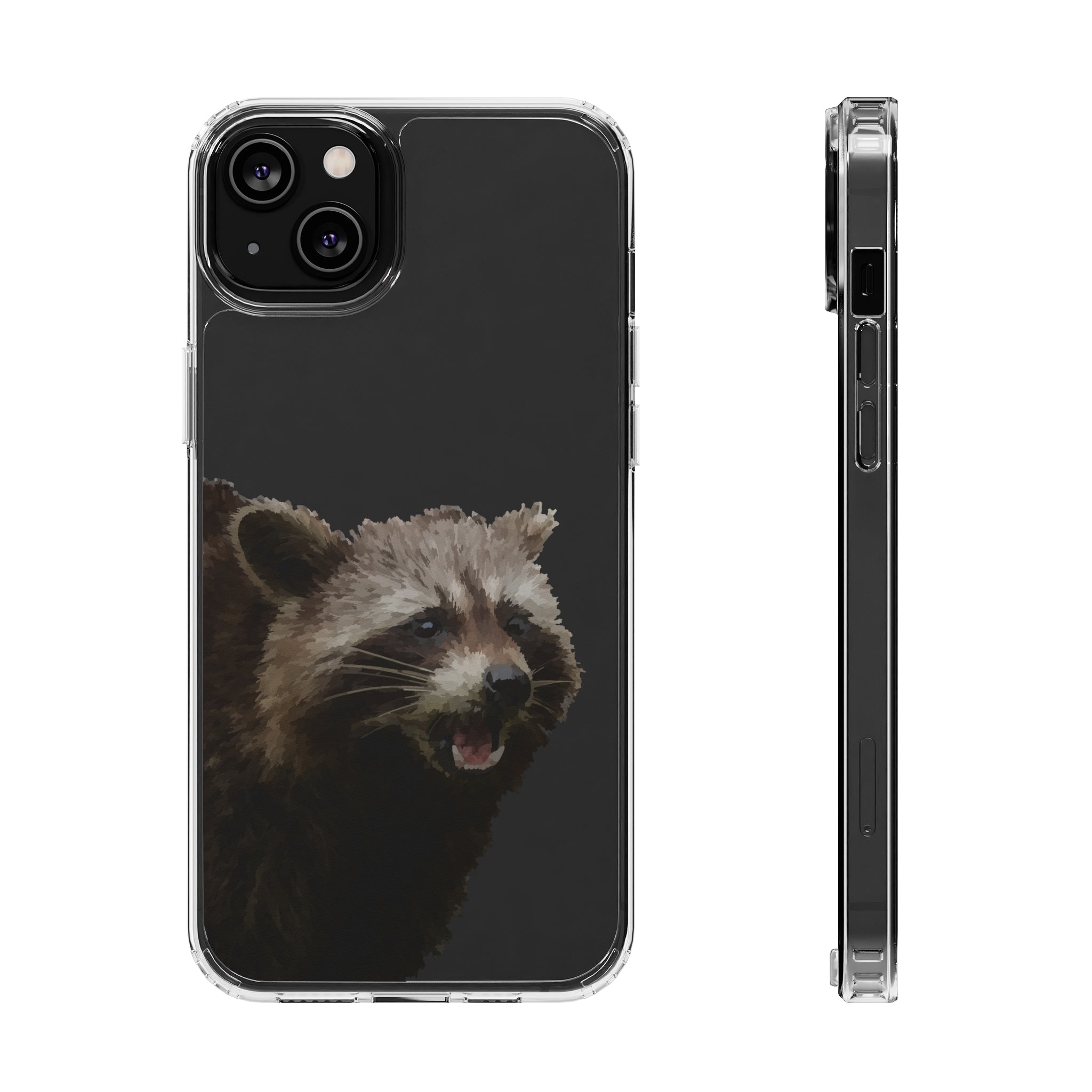 Image of Angry Raccoon iPhone Case