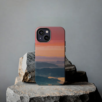 Thumbnail image 4 of Pink Sunset Mountains iPhone Case