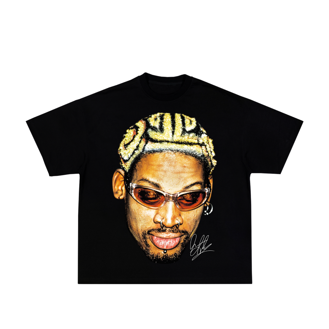 Vintage Dennis Rodman Big Face Tee - Vintage Bootleg