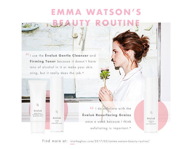 Emma Watson Evolue Beauty