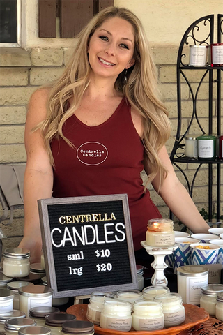 Jackie of Centrella Candles