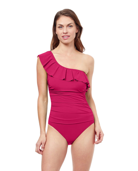 Profile by Gottex Women's Tutti Frutti Cup One Piece Swimsuit - Macy's