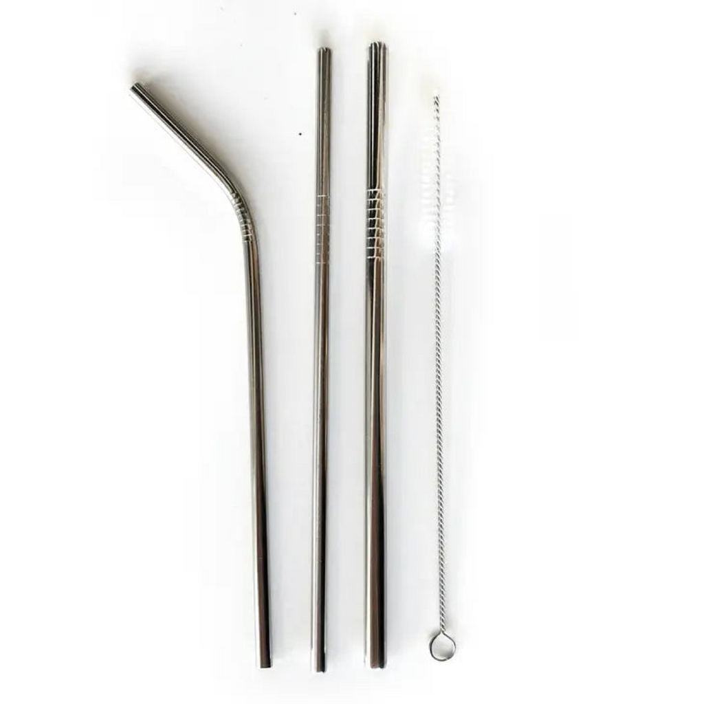 stainless steel straw set