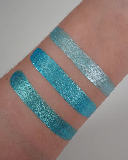 K METALLIC WET EYELINERS - CELESTITE - SPLIT LINER - GLISTEN COSMETICS