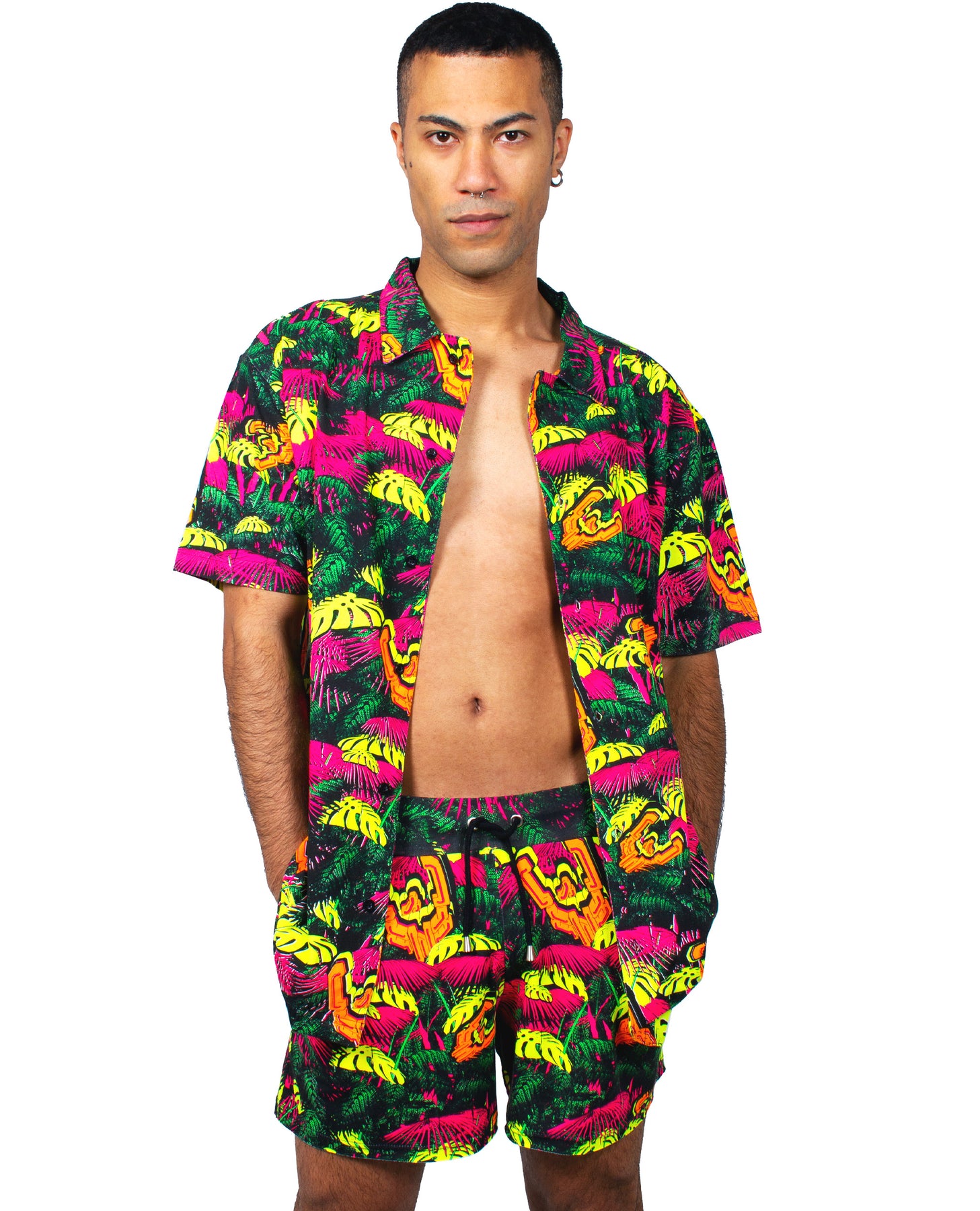 MENS SHIRT NEON JUNGLE | Cyberdog London by Cyberdog - Rave clothing,  festival fashion & clubwear