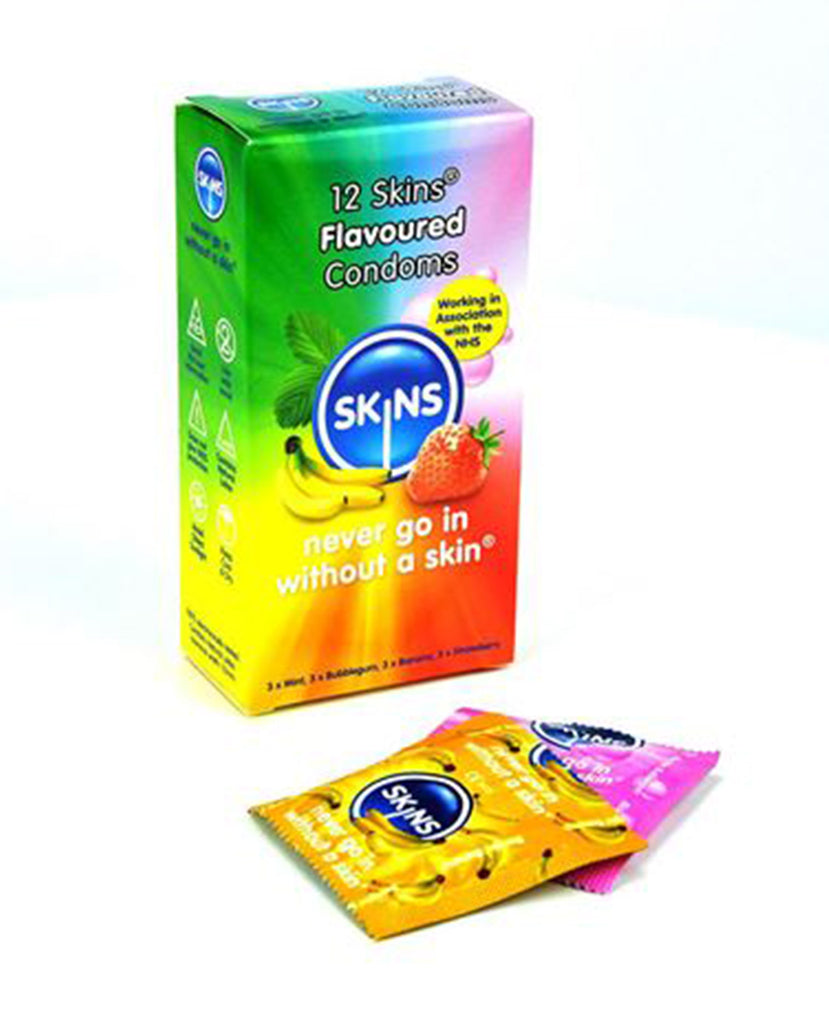 Skins Flavoured Condoms are made using premium quality natural latex for a ...