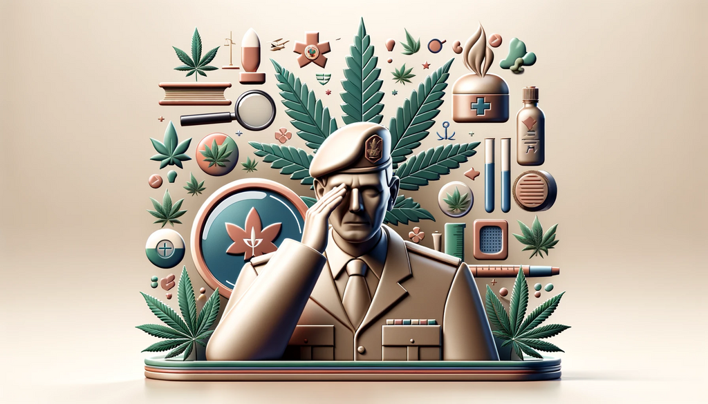 A Canadian Veteran with some medical cannabis related icons
