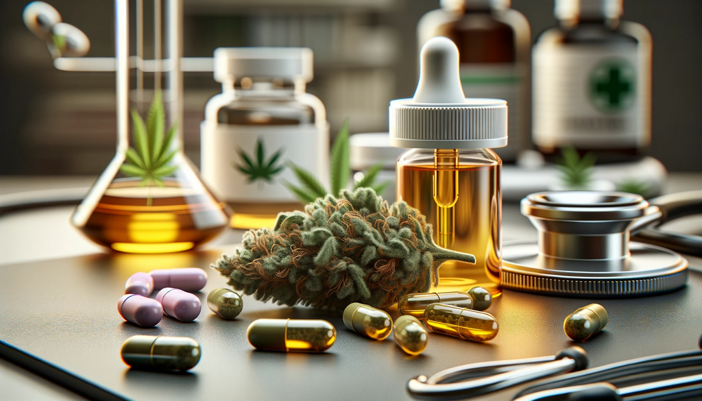 Medical cannabis accompanied by medical equipment