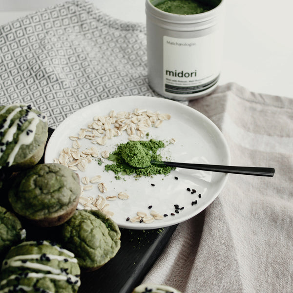 Muffins au Matcha Mirai - Douceurs Matinales