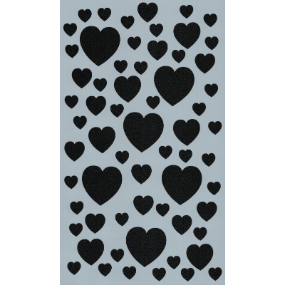 Heart Background Stencil