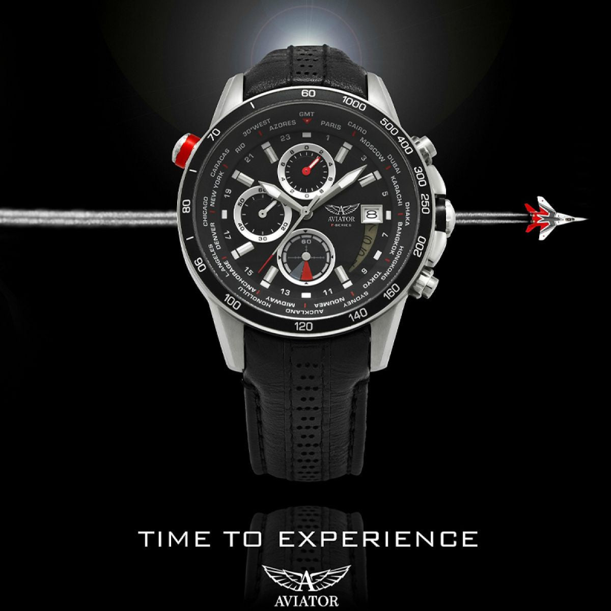 Aviator F-Series world cities chronograph | AVW8974G76