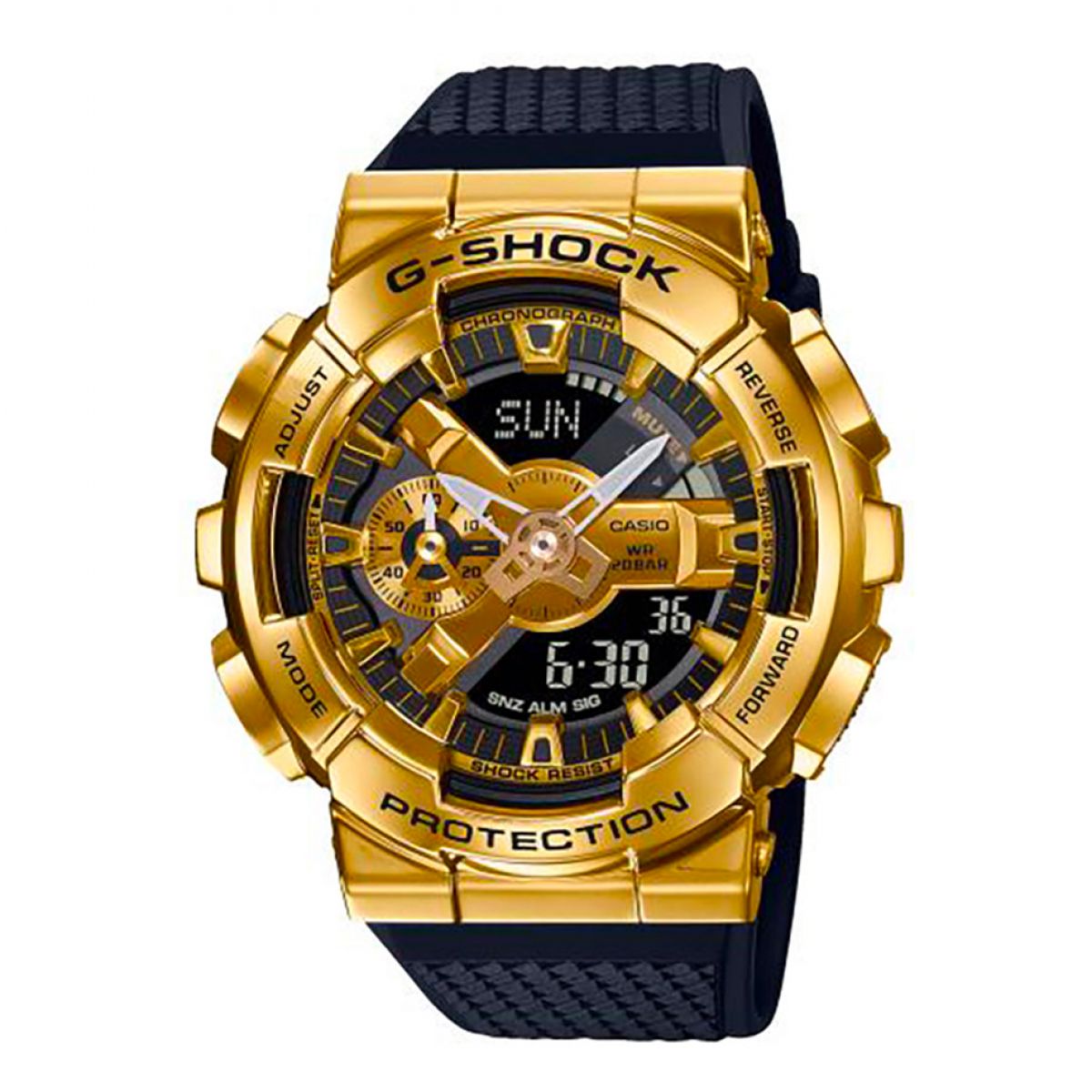 Casio G-Shock GM-110G-1A9ER Horloge - Kunststof - Zwart - Ø 45 mm