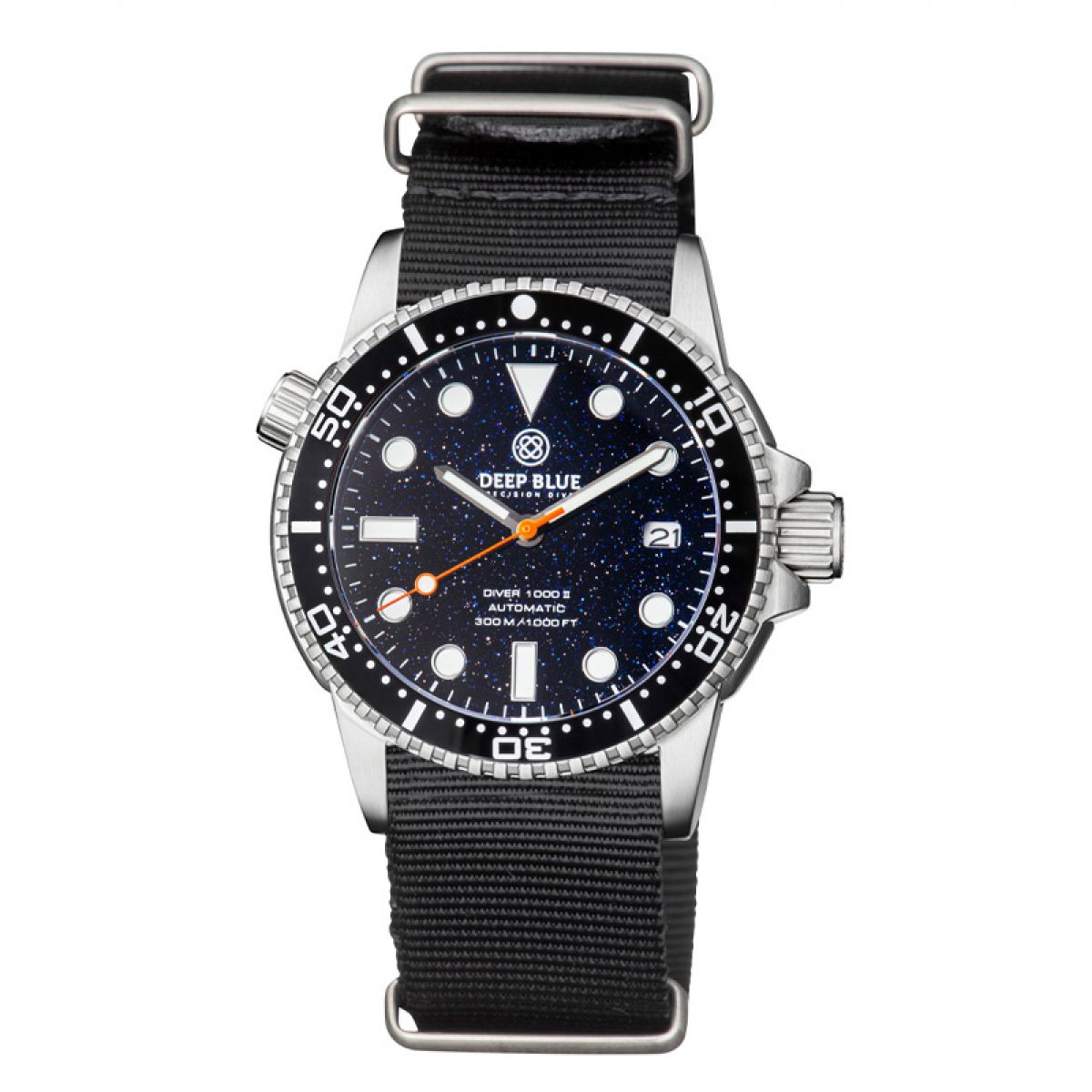 Deep Blue Diver 40 AUTOMATIC DIVER - DIVER40BLUESANDSTONEBLKNATO